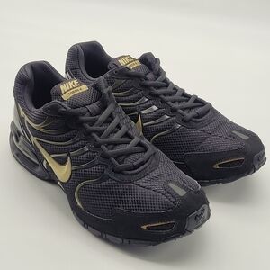 Nike Air Max Torch 4 Black Metallic Gold Men's Size 10 Running Shoes, Used